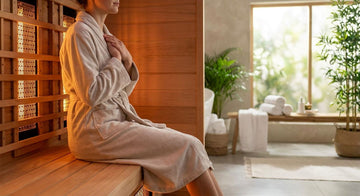 Infrared sauna for lymphatic drainage