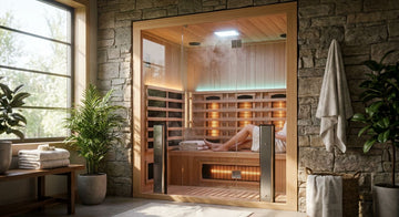 Infrared sauna for home spa upgrades
