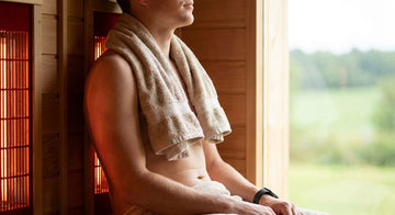 Infrared sauna for post-workout muscle recovery