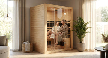 2 person infrared sauna for shared home wellness