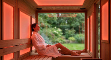 Red light therapy sauna for anti-aging