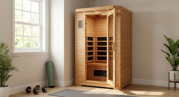 1 person infrared sauna for compact home gyms
